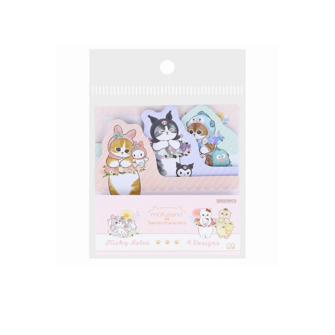 Mofusand|Sanrio × Mofusand Sticky Notes| 60 sheets