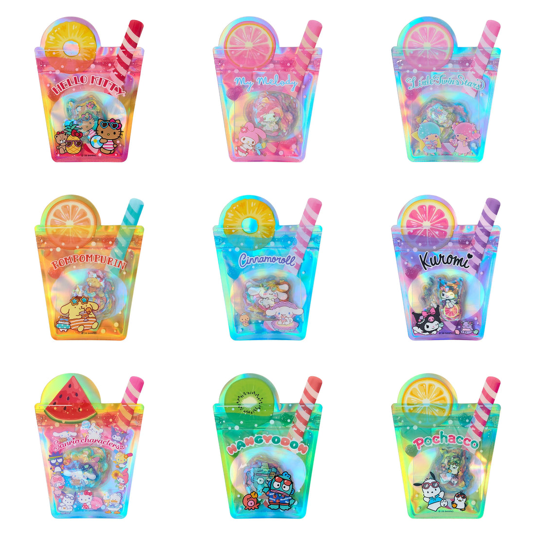 Sanrio｜Summer die-cut Stickers｜30 piece