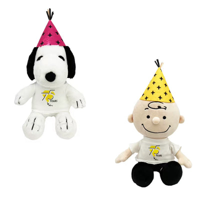 Snoopy｜Peanuts 75th Anniversary Party Hat Series Plush Dolls/Plush Toy｜W13cm/D14cm/H21cm approx.