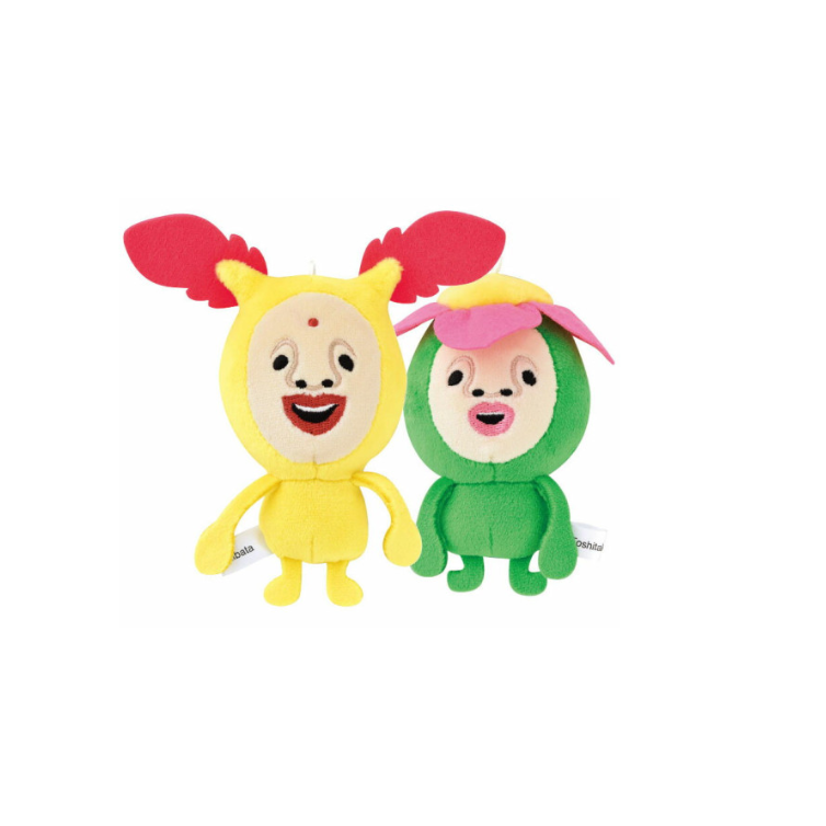 Kobitozukan｜Hotokeakabane &amp; Little Hanagashira Mascot Holder /Plush Keychain｜200×160×65mm approx.approx.