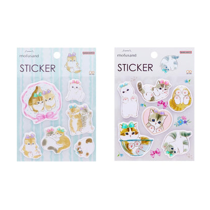 Mofusand｜PVC Squishy Sticker｜H136 x W100 x D4mm approx.