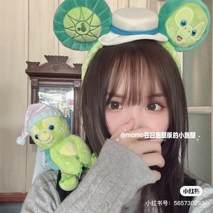 Disney迪士尼｜2024东迪秋日睡衣派对Olu小龟毛绒挂件/趴趴夹/肩夹