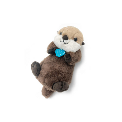 potte｜Animal motif stuffed sea otter Plush Dolls/PlushToy｜W9 x H9 x D16cm approx.