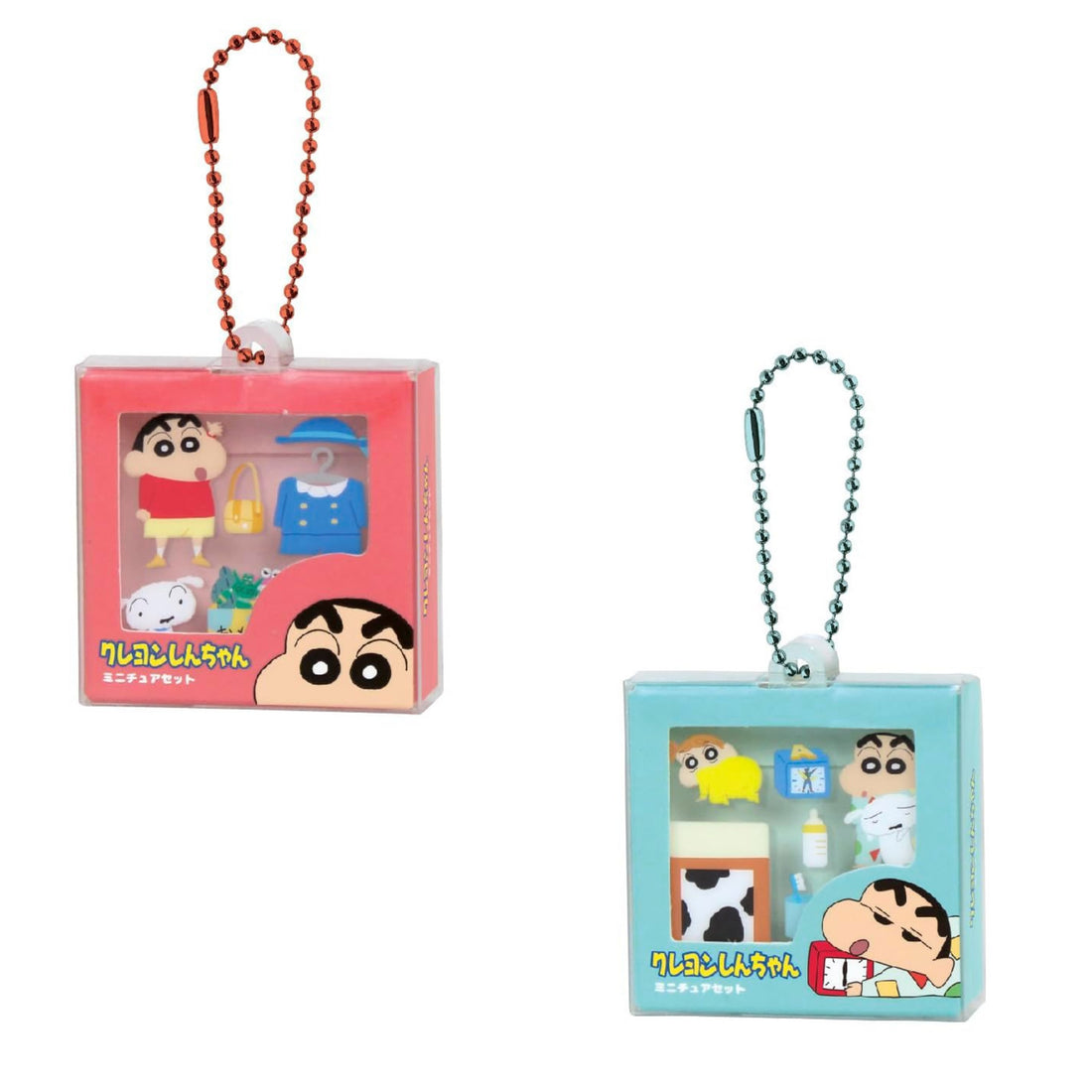 Crayon shin-chan|Package Style Miniature Keychain|2.3 x 5.3 x 6.3cm approx.
