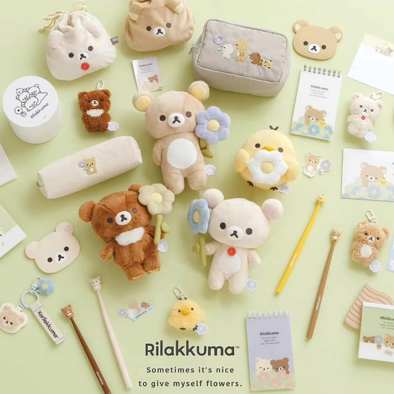 Rilakkuma｜Basic Rilakkuma Flower Plush Toy ｜170×180×85mm approx.