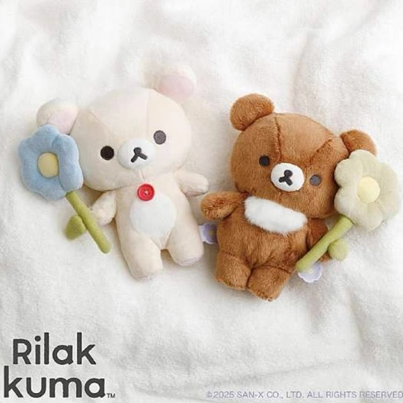 Rilakkuma｜Basic Rilakkuma Flower Plush Toy ｜170×180×85mm approx.
