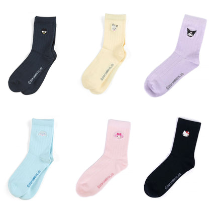 Sanrio｜Embroidery Socks｜22-24cm approx.