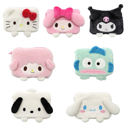 Sanrio｜Face Mini Pouch &amp; Tissue Case｜H13×W17×D3.5cm approx.