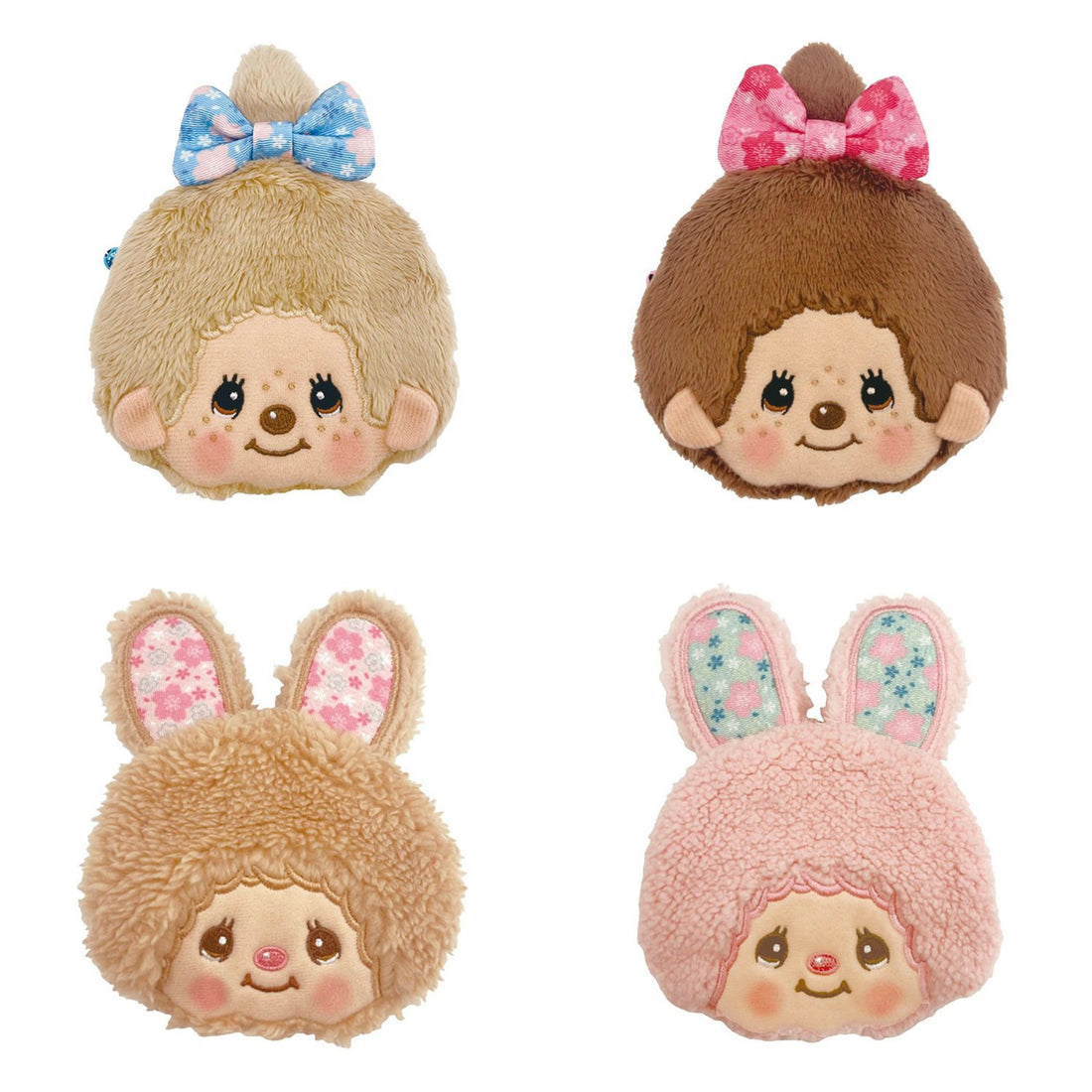 Monchhichi｜Mascot Coin Case H13 x W10 x D1.5 cm approx.