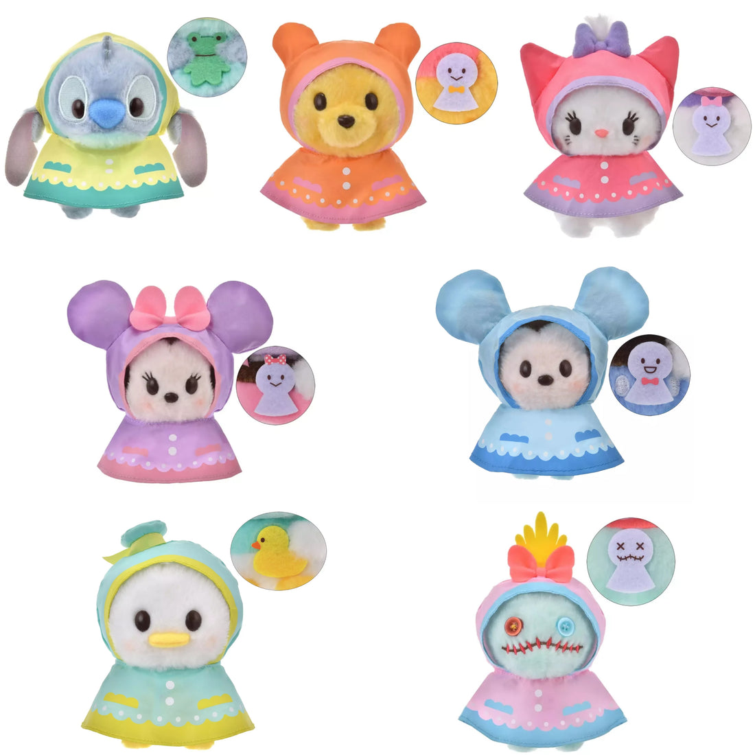 Disney｜ Rainy Day Plush Dolls/Plush Toy｜H14.5×W11×D6.5cm approx.