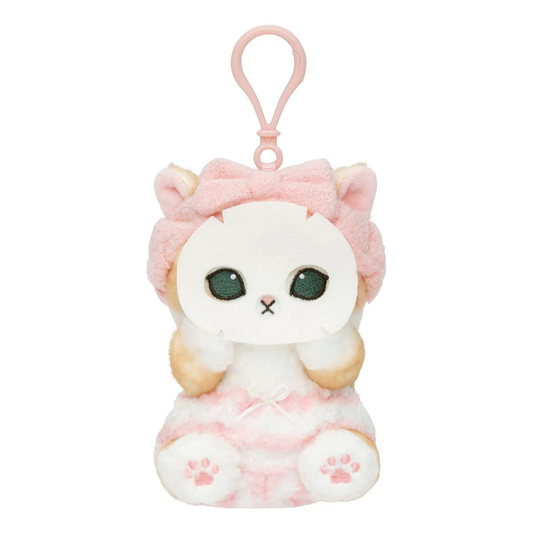 Mofusand｜Relaxing at Home Mascot Keychain (Face Pack Meow)｜H130×W90×D120mm approx.