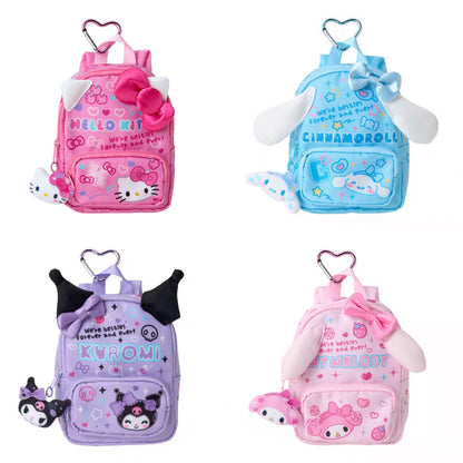 Sanrio｜Academy Sparkle Festival Backpack-Shaped Pouch｜18.6 x 18.2 x 8.0cm  approx.