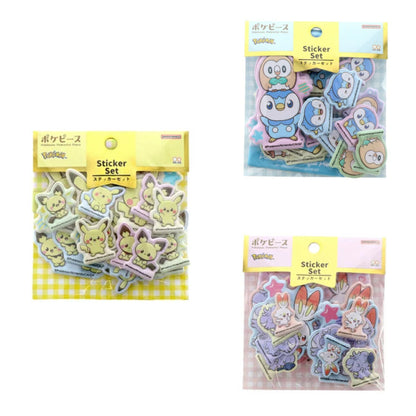 Pikachu｜Flake Sticker Set｜21 piece