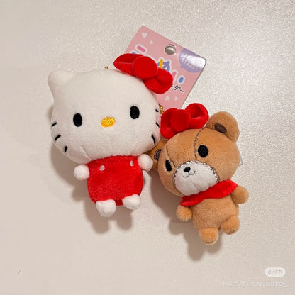 Nico Nui｜Sanrio Mascot Holder /Plush Keychain｜H6.3 x W6.1 x D2.6 approx.