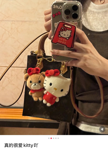Nico Nui｜Sanrio Mascot Holder /Plush Keychain｜H6.3 x W6.1 x D2.6 approx.