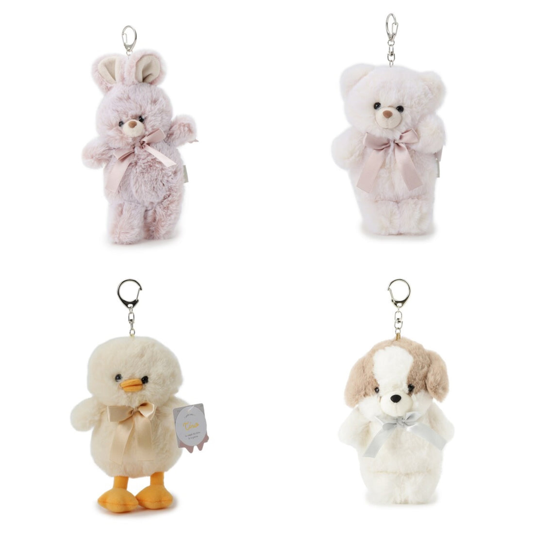 Ober Tashe｜Animal B Mascot Holder /Plush Keychain｜H12×W8×D4mm approx.