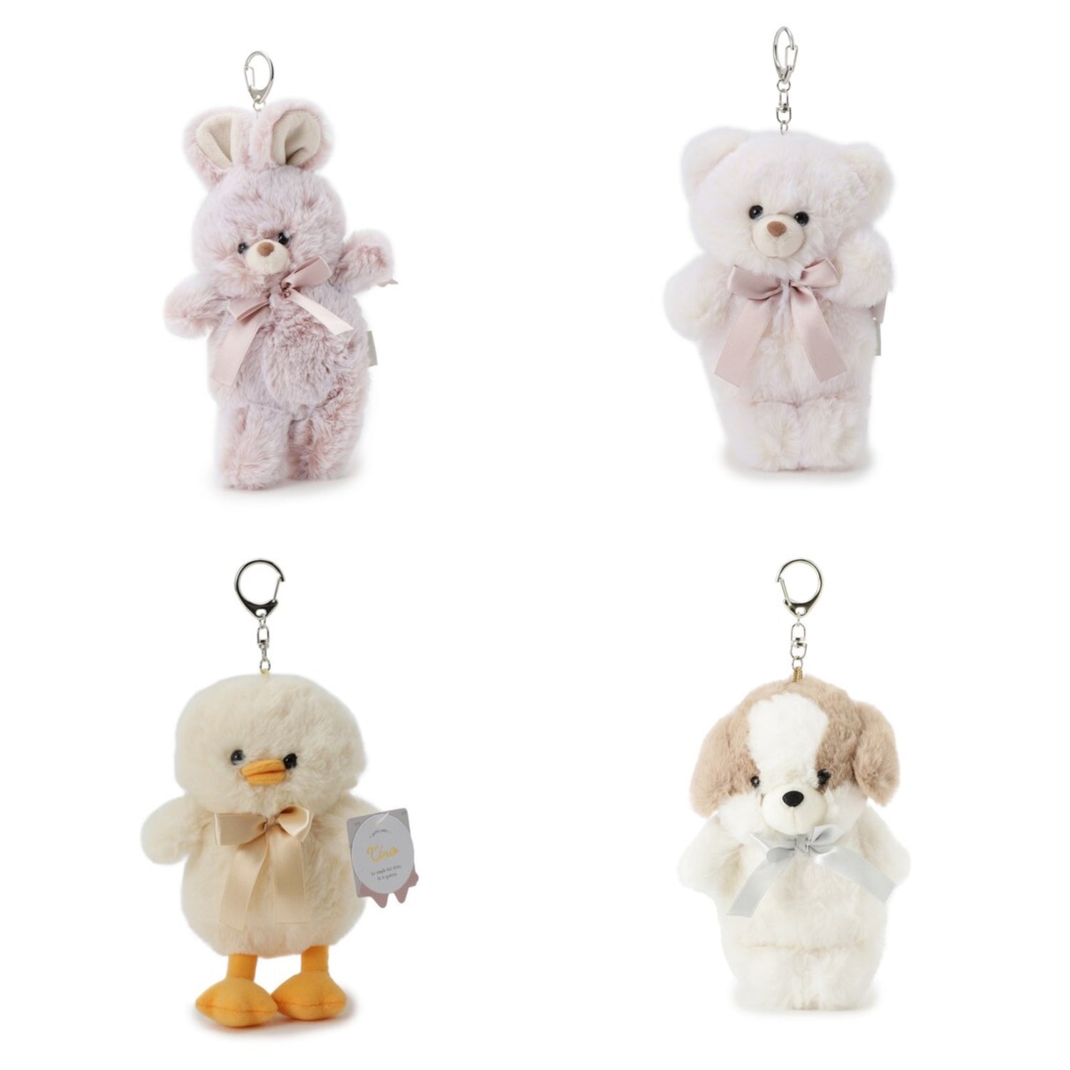 Ober Tashe｜Animal B Mascot Holder /Plush Keychain｜H12×W8×D4mm approx.