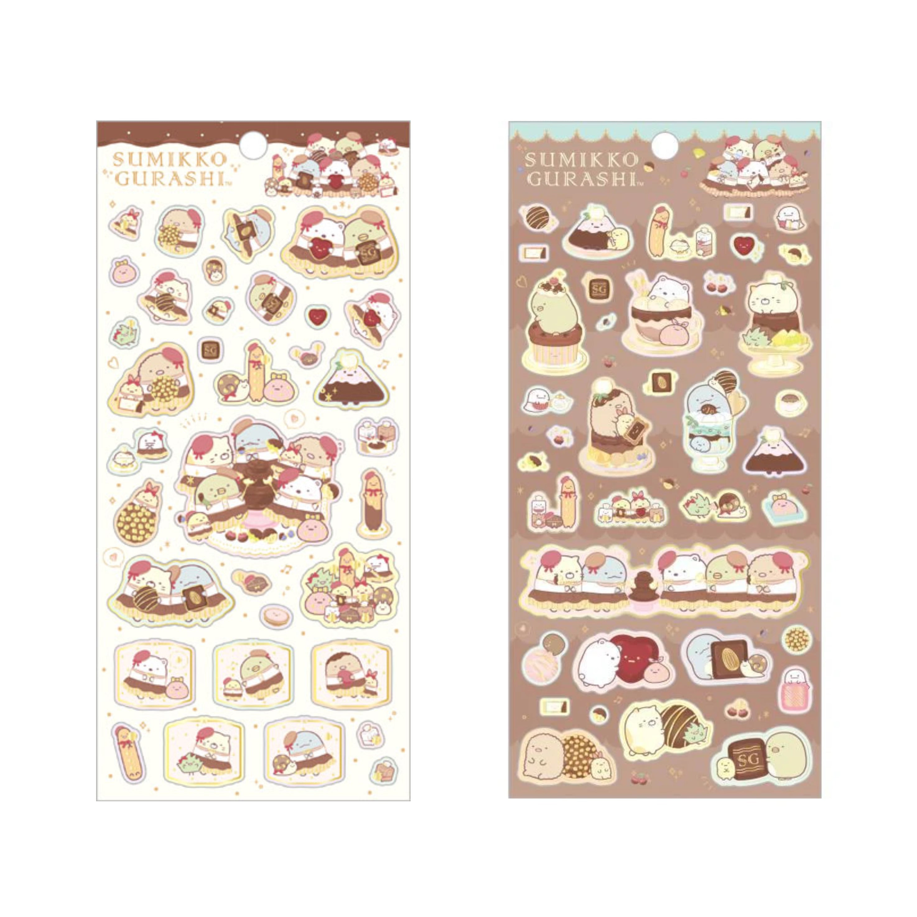 Sumikko gurashi｜Chocolate Fair at Sumikko Cafe - Sticker Set｜200×95mm approx.