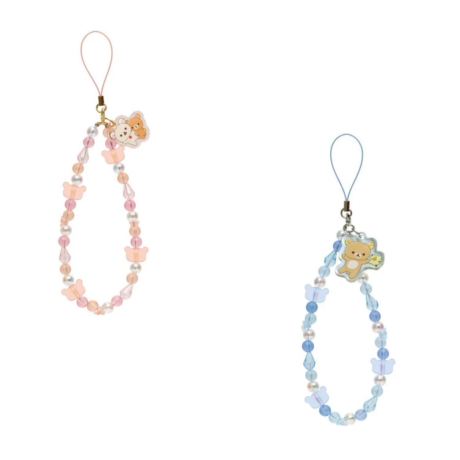 Rilakkuma｜Rainy Day to Sunny Bead Strap with Mascot｜130×55mm approx.