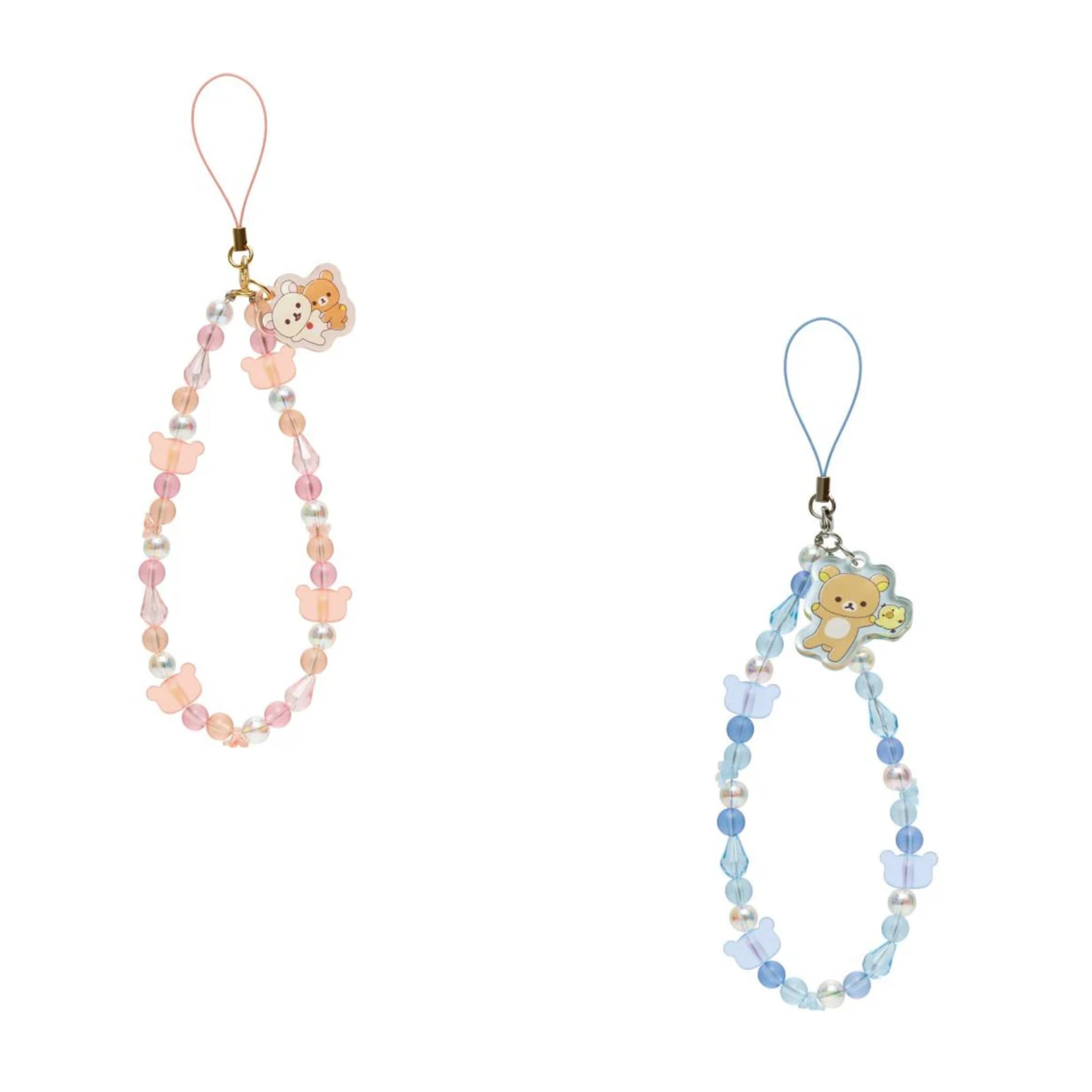 Rilakkuma｜Rainy Day to Sunny Bead Strap with Mascot｜130×55mm approx.