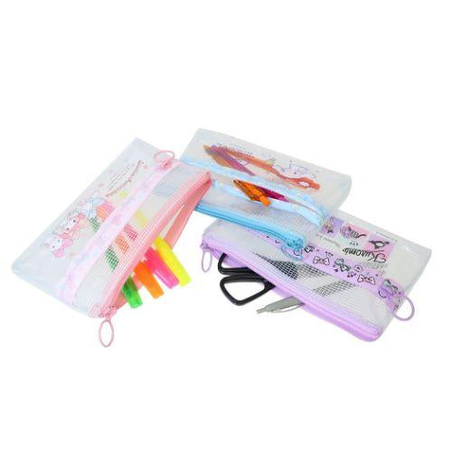 Sanrio｜Clear Flat Pouch Pencil Case｜200×110×20mm approx.