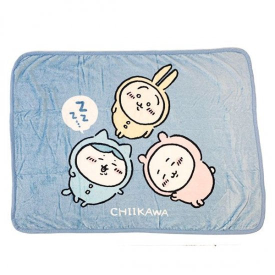 Chiikawa 吉伊卡哇｜手感超好可爱盖毯/便携｜约70cm×100cm