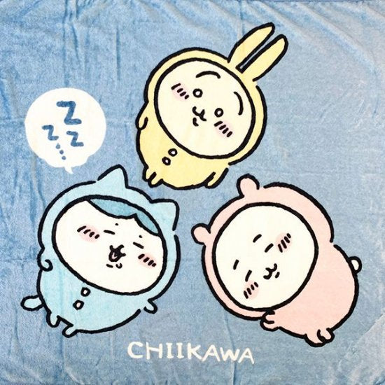 Chiikawa 吉伊卡哇｜手感超好可爱盖毯/便携｜约70cm×100cm