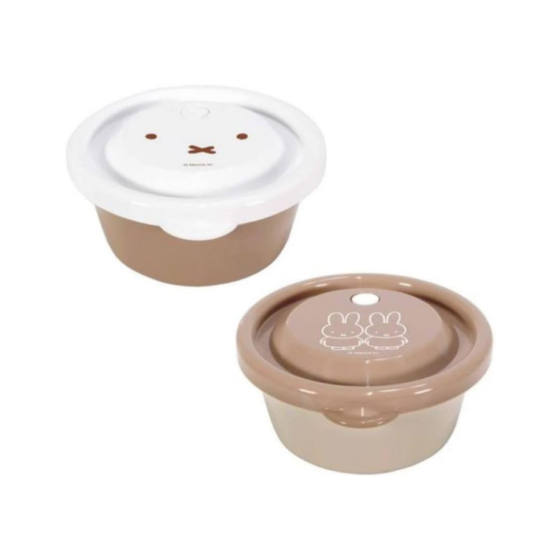 Miffy｜Miffy round case set of 2｜270ml (1 piece)