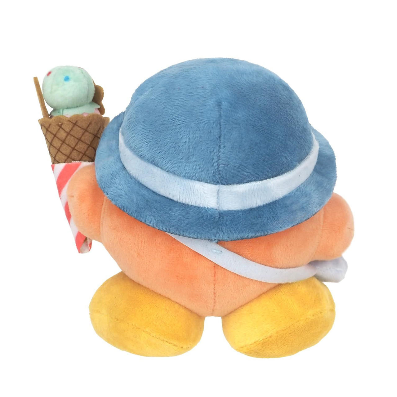 Kirby星之卡比｜San-ei Kirby Of The Stars Sunny Day Plush Fun Outing Waddle Dee超可爱星之卡比郊游系列瓦豆拿冰淇淋毛绒玩偶/公仔｜约115x110x140mm
