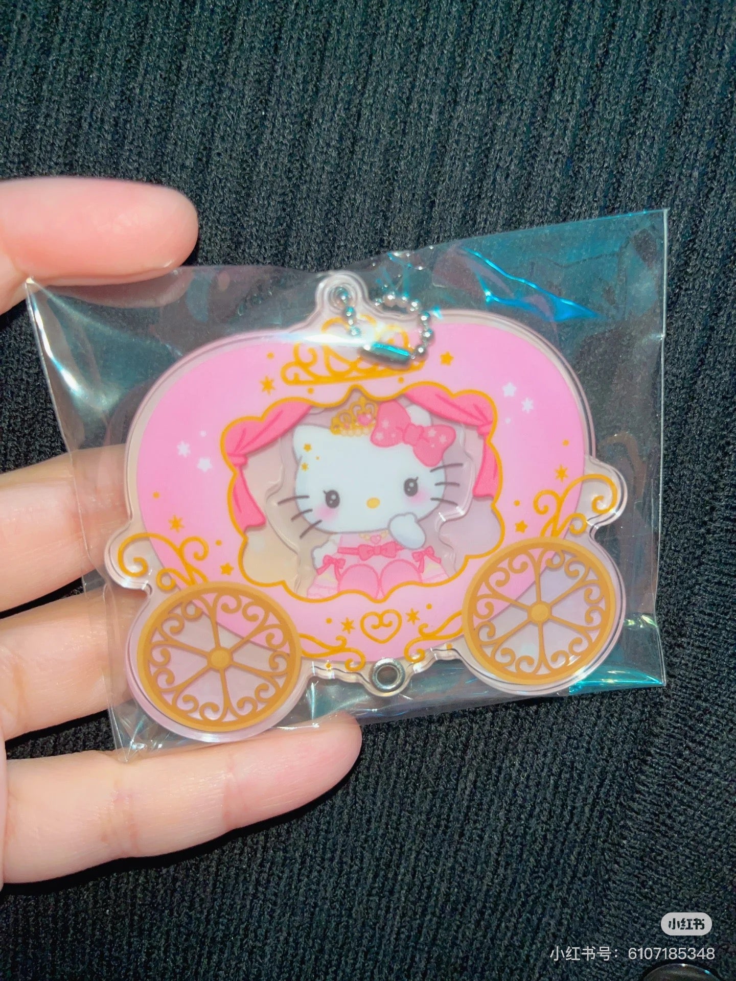 Sanrio三丽鸥｜Secret Custom Acrylic Charm - Prince &amp; Princess Blind Box王子与公主南瓜马车多层亚克力挂件盲盒/全8种｜1枚入