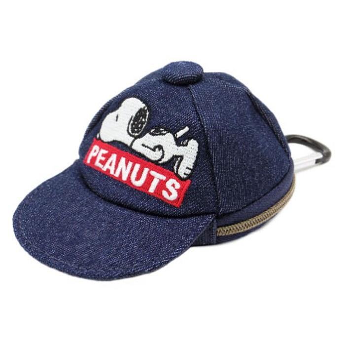 Snoopy｜PEANUTS Cap Mini Pouch｜H12 x W9 x D6cm approx.