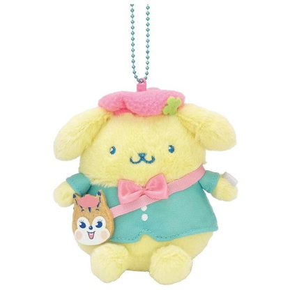 Sanrio｜ Characters Cuppy Ramune Mascot Holder /Plush Keychain｜H12.5 x W15 x D8cm approx.