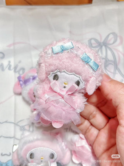 【limit 3】Sanrio｜White Cat Ballerina Characters Secret Hair Clip blindbox/All 8 types｜1pcs