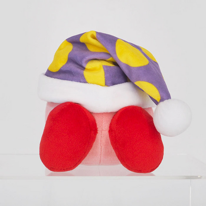 Kirby星之卡比｜Sanei Nintendo Otaku Goods - Plush toy S: Sleep Kirby 超可爱星之卡比睡觉睡帽毛绒玩偶/公仔/S号｜W11×D12×H12 cm
