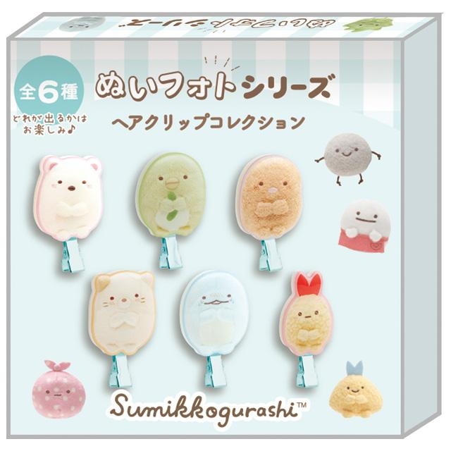 Sumikko gurashi｜Character Mix Plush Photo Series Hair Clip Collection mystery bag/blind box/All 6 types｜1pc
