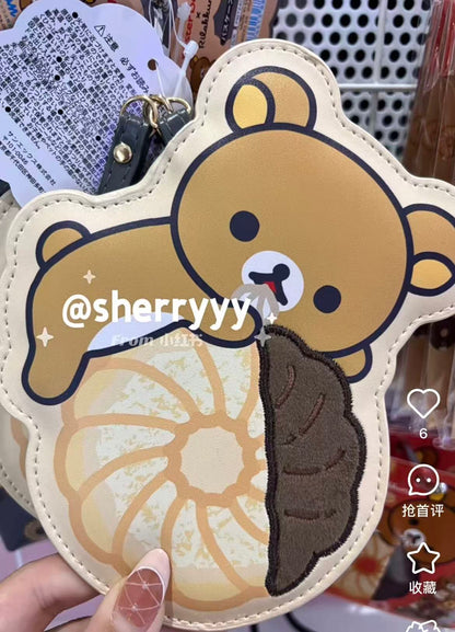 Rilakkuma｜Mister Donut Mascot Pass Case｜1.0 x 14.0 x 18.3cm approx.