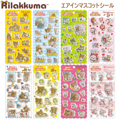 Rilakkuma｜ "Rilakkuma of Yesteryear" Series Air-In Mascot Sticker｜H200 x W95mm approx.