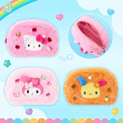 Sanrio｜Tokimeki Pop Beads Heisei Retro Y2K Lip Pouch Charm/Plush Keychain｜14cm x 5cm x 18cm approx.