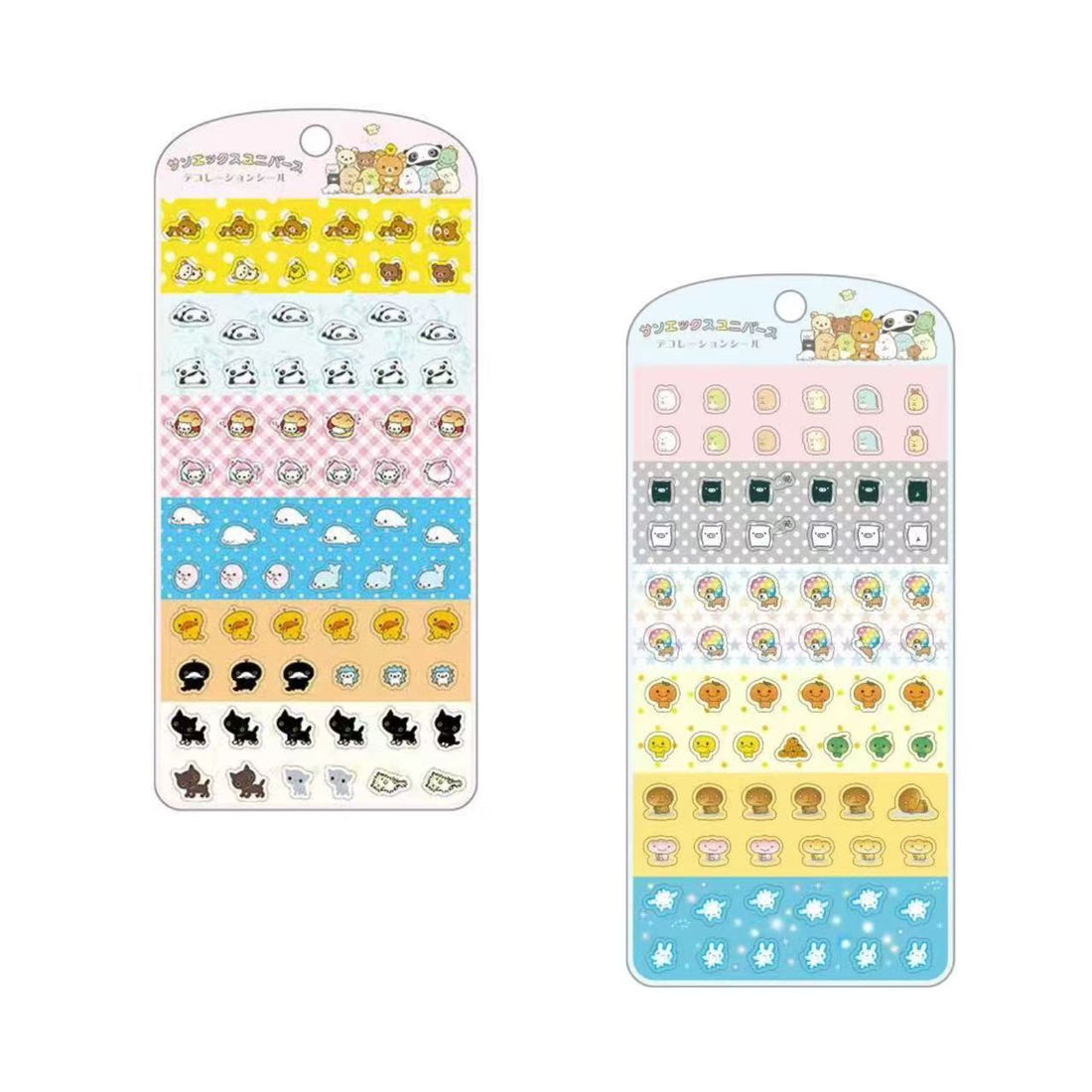 Sanx｜Characters Decoration Stickers ｜200 x 95 mm approx.