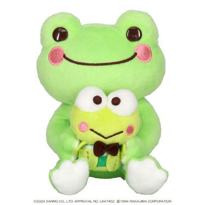 Sanrio｜Kerokero Keroppi 大眼蛙??泡菜蛙联名玩偶/挂件｜公仔约H15 x W11 x D13cm/挂件约10×4×9cm