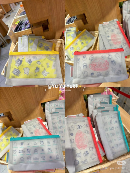 Tamagotchi｜Pencil Case Polka Dot Pattern Friends 2 Icon KPC-TM2 Kidera Shoji Adult Stationery Character Goods Cute First Generation Nostalgic Pencil Case Pencil Case｜W202×H120×D25mm approx.