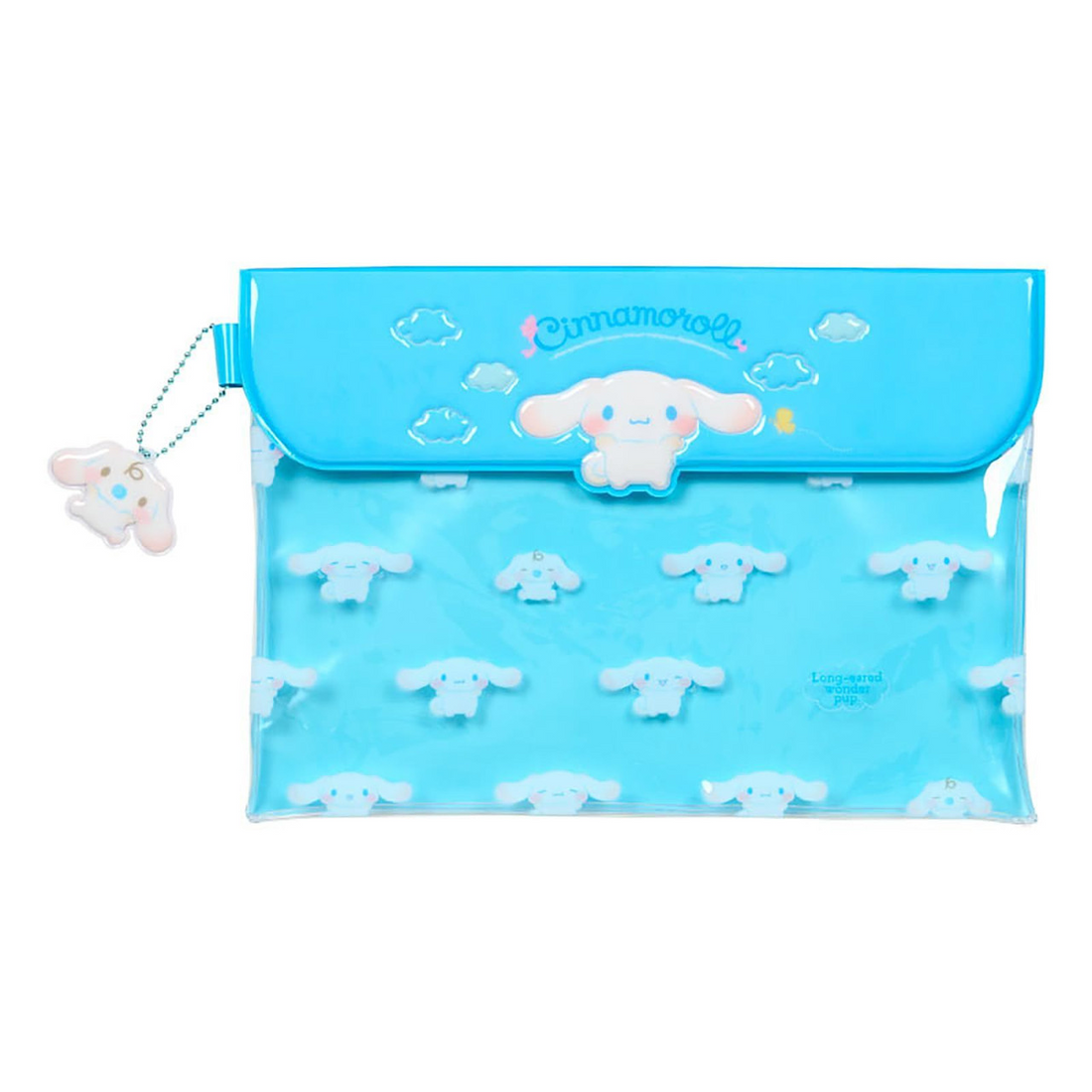 Sanrio｜Cinnamoroll Plump Cheeks Flat Case｜27×0.5×19.5cm approx.
