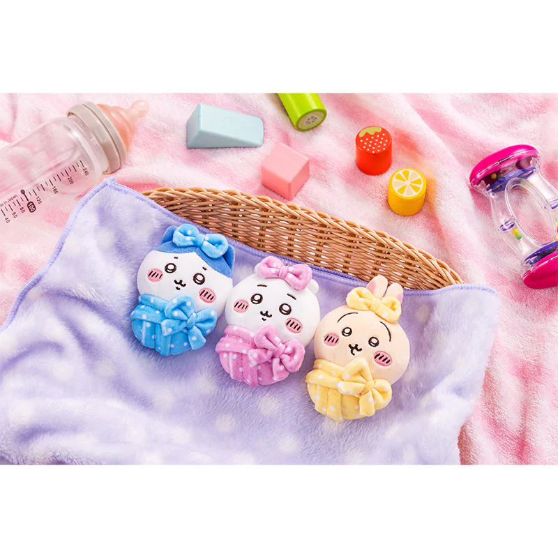 Chiikawa 吉伊卡哇|Plush Keychain襁褓系列毛绒玩偶挂件/包挂|约H110 x W70m x D50mm