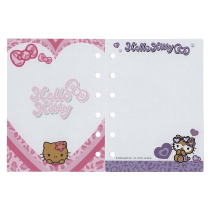 Sanrio｜Hello Kitty 6 Hole Sticker Binder Refill｜10 sheets