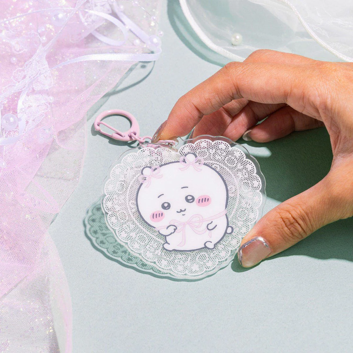 chiikawa｜Go! HARAJUKU Acrylic Keychain｜H67 x W74mm approx.