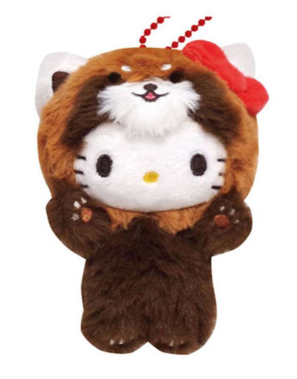 Sanrio｜Cheers Banzai Series Anteater Mascot Holder /Plush Keychain｜115×85×72mm approx.