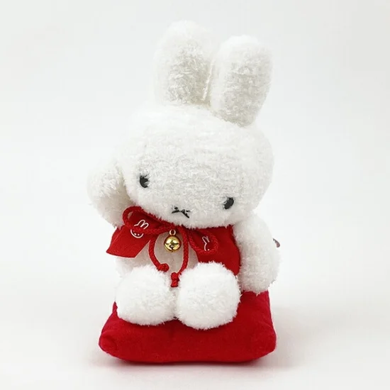 Miffy米菲｜新年红色招福毛绒玩偶/公仔｜约21cm x 11.5cm x 10.5cm