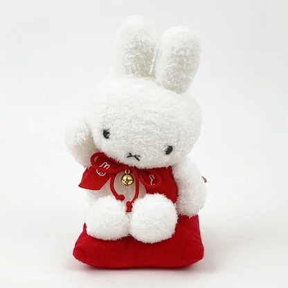 Miffy米菲｜新年红色招福毛绒玩偶/公仔｜约21cm x 11.5cm x 10.5cm