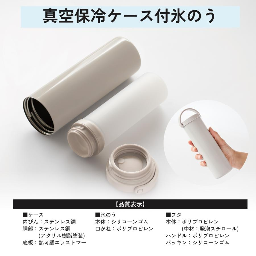 Crayon shin-chan｜Cool Down Ice Pack with Vacuum Insulation Case｜73 x 60 x 220 mm approx.