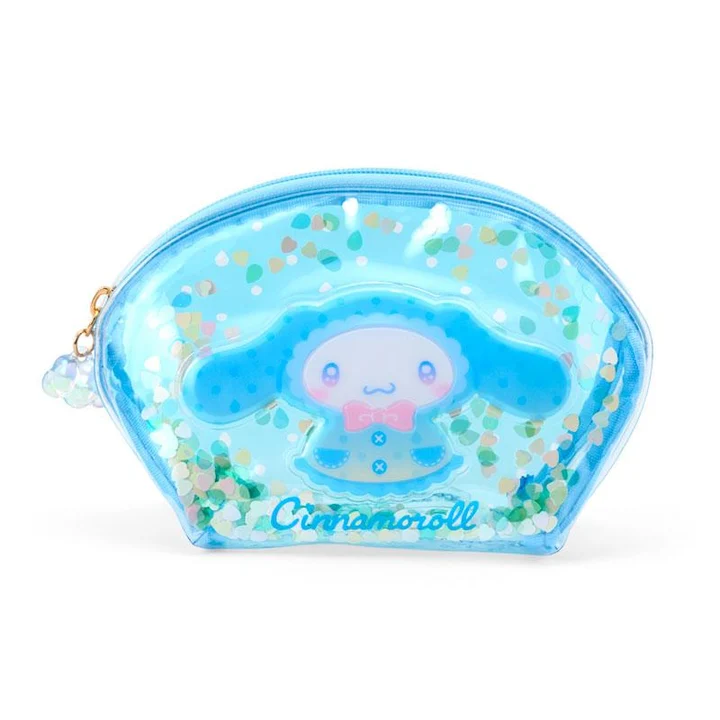 Sanrio｜Sweet Rain Collection Glitter Clear Cosmetic Pouch｜18×7×12.5cm approx.